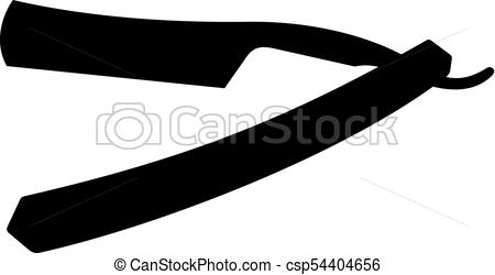 450x250 Straight Razor Icon Clipart Vector