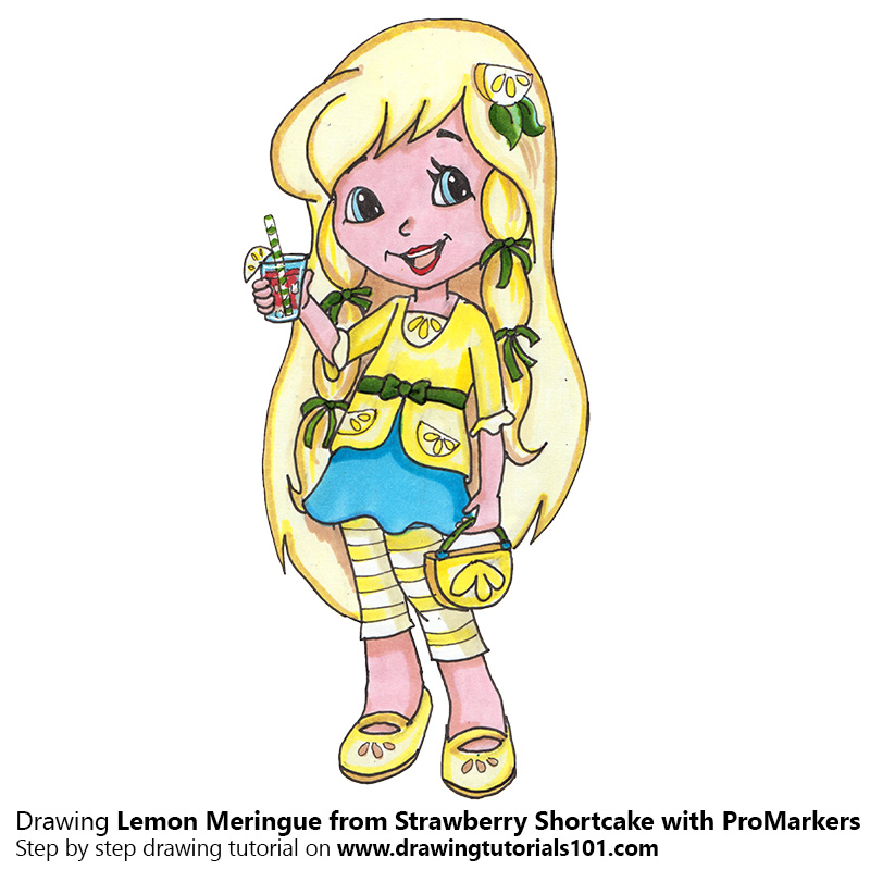 800x800 Lemon Meringue From Strawberry Shortcake With Promarkers Drawing