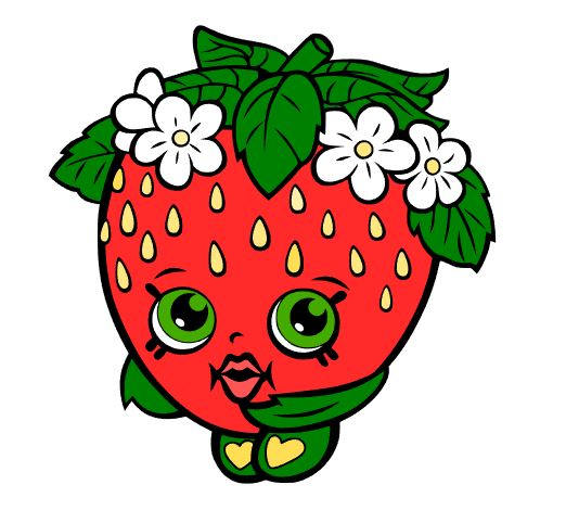 522x482 Strawberry Kiss Svg Shopkin Svg File Svg Cutting File Svg