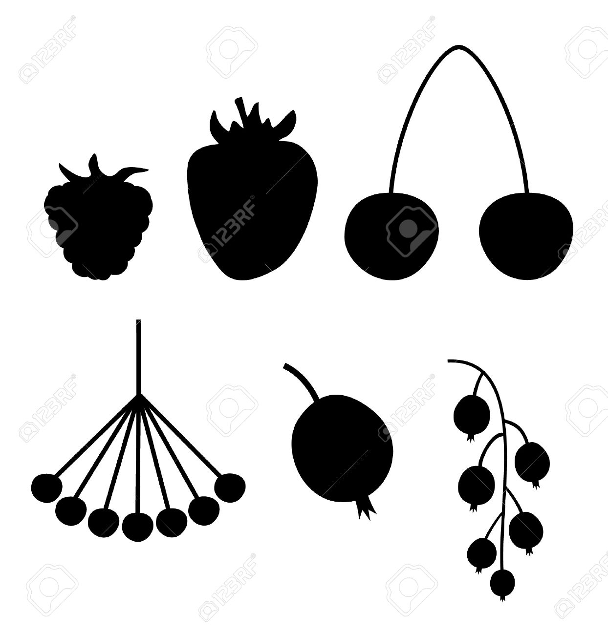 1244x1300 Cherry Clipart Silhouette