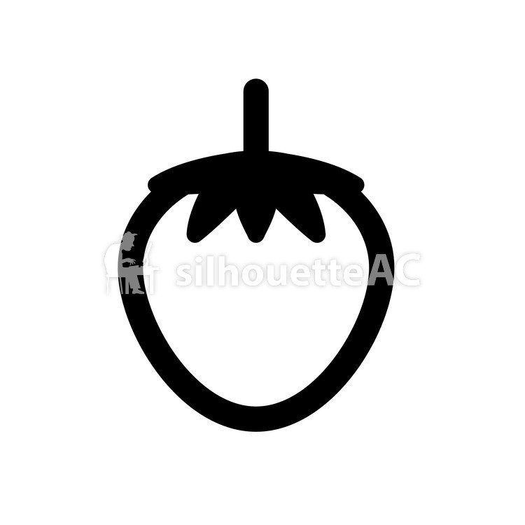 750x750 Free Silhouettes Strawberry, A Favorite