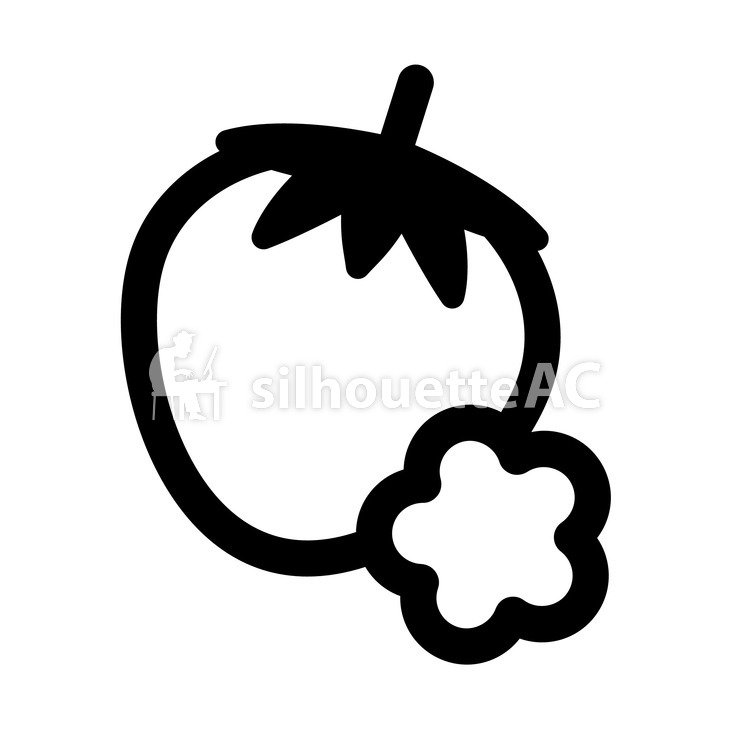 750x750 Free Silhouettes Strawberry, A Favorite