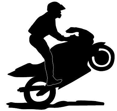 388x368 Stunt Bike Motorcycle Street Bike Vinyl Sticker Products