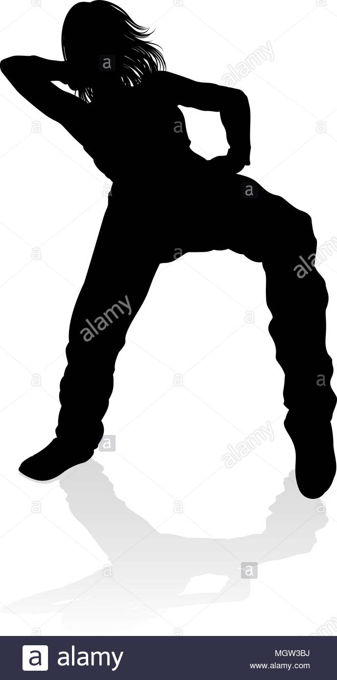 688x1390 Street Dance Dancer Silhouette Stock Vector Art Amp Illustration