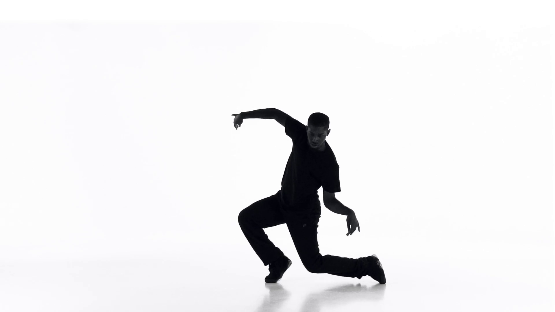 1920x1080 Street Dancing Silhouette 06 Stock Video Footage