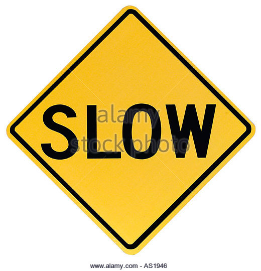 520x540 Slow Street Sign Silhouette On Stock Photos Amp Slow Street Sign