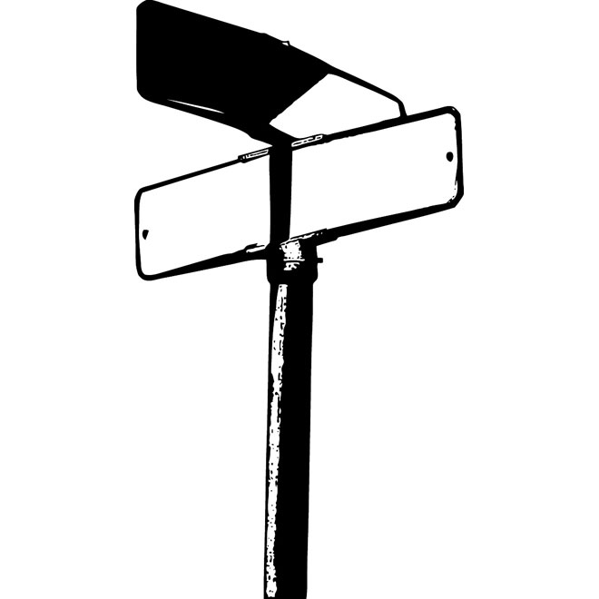 Street Sign Silhouette at GetDrawings | Free download