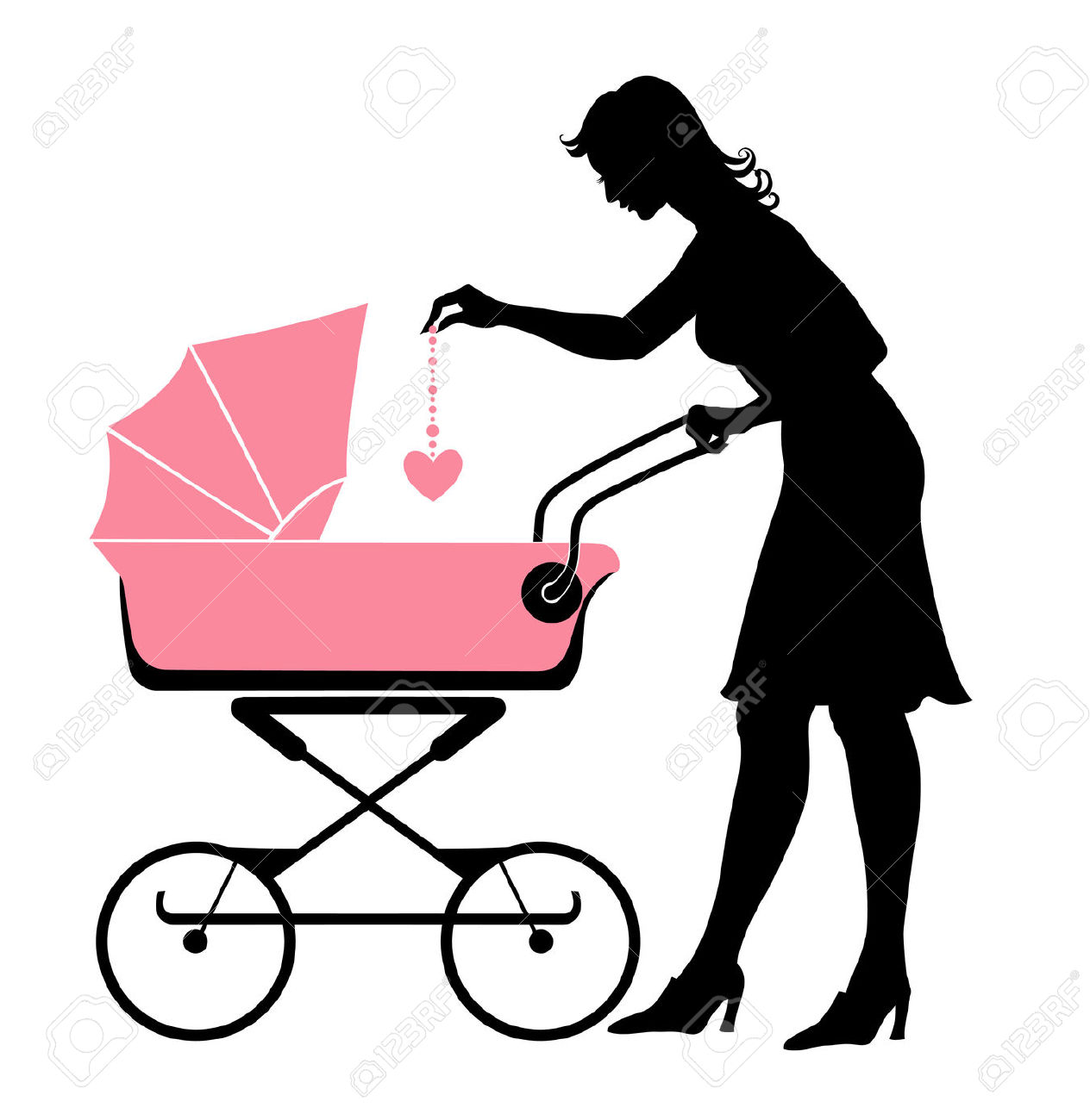 1264x1300 Mommy Clipart Stroller