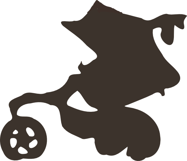 600x517 Stroller Silhouette Clip Art