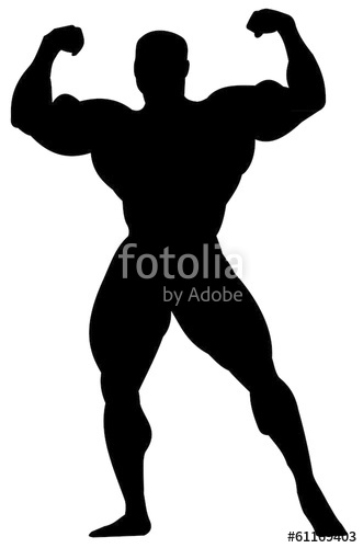 331x500 Bodybuilder Silhouette Stock Image And Royalty Free Vector Files