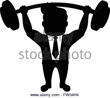 358x320 Confident Man With Muscles, Strong Man With Muscles Silhouette