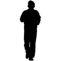 200x200 Silhouette Of Man Jogging Jog Health Healthy Fitness Exercise