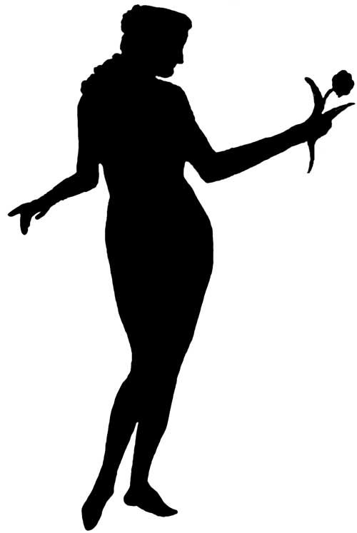 500x747 Strong Woman Silhouette