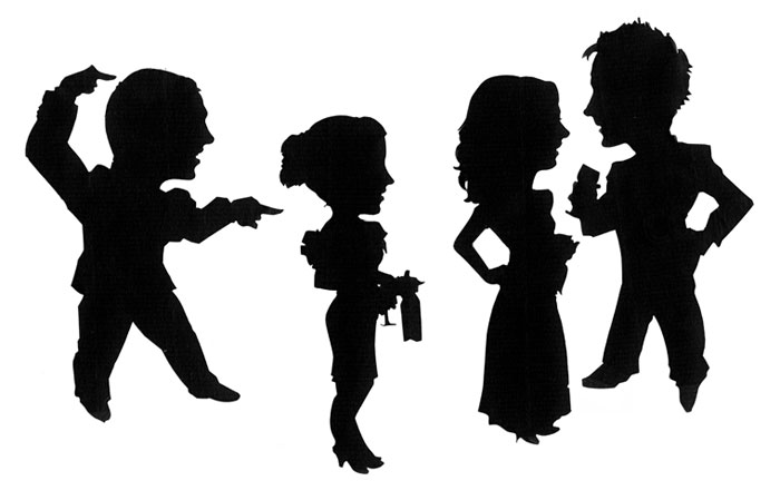 700x449 Silhouette Caricatures And Half Silhouettes The Roving Artist