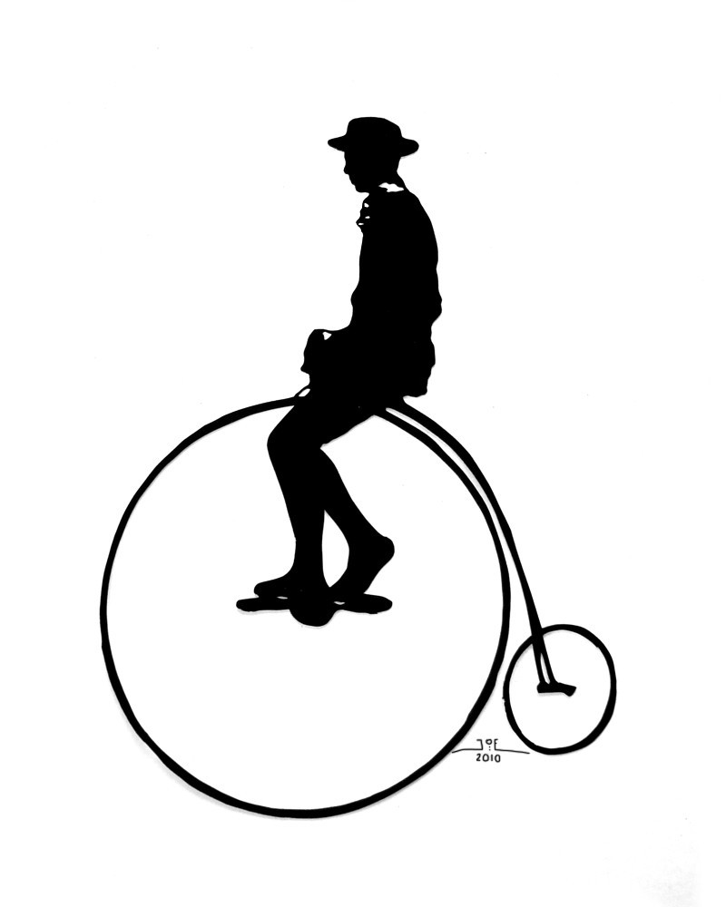 800x1000 Penny Farthing Bicycle Victorian Style Silhouette 5 Frau