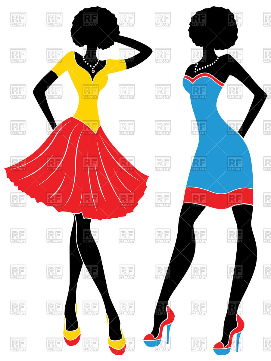 900x1200 Modern Silhouette Clipart Collection
