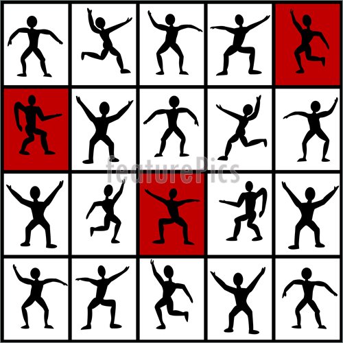 500x500 Silhouettes And Outlines Stylized Man Silhouettes