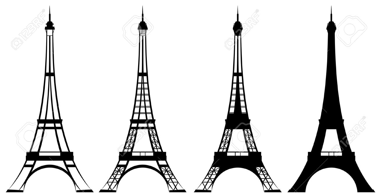 1300x671 Eiffel Tower Clipart Stylized