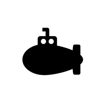 340x340 Free Silhouette Vector Vehicle, Boat, Icon