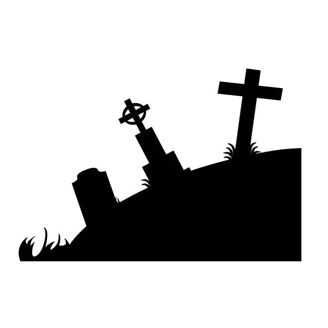 660x660 Graveyard Silhouette