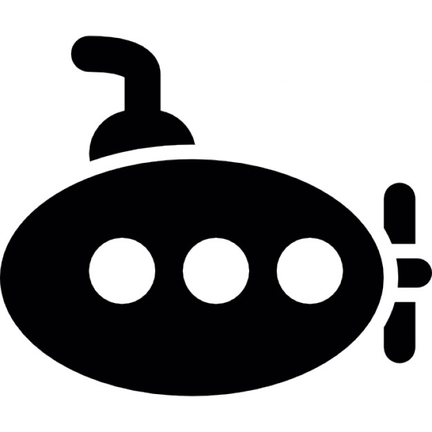 626x626 Oval Shaped Submarine Icons Free Download