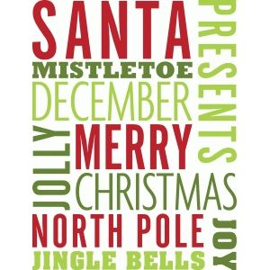 300x300 Silhouette Design Store Christmas Subway Art Vinyl ~ Painting