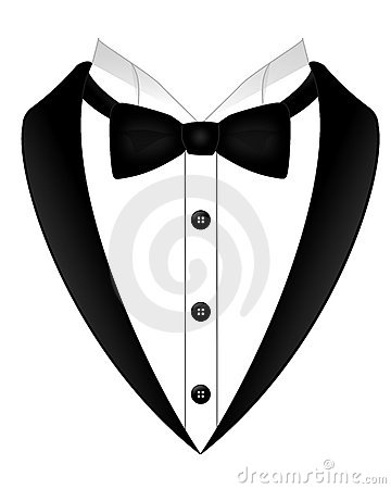 360x450 Suit And Bow Tie Clipart