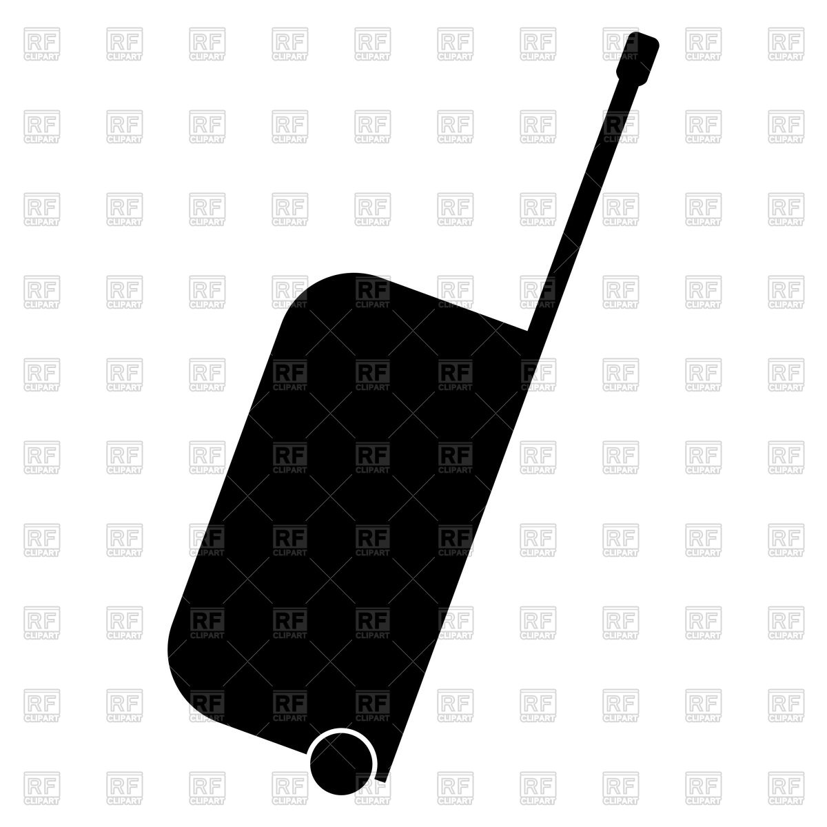 1200x1200 Bag On Wheels Silhouette