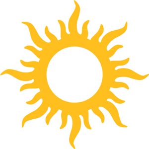 300x300 Sun Silhouette Clip Art 0071 0907 1416 3242 Tribal Sun With Moon