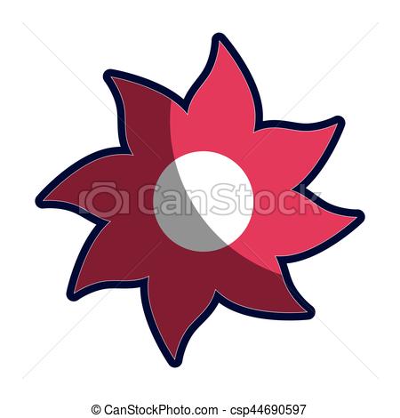 450x470 Sun Shape Silhouette Figure Flower Icon Floral Vector Eps