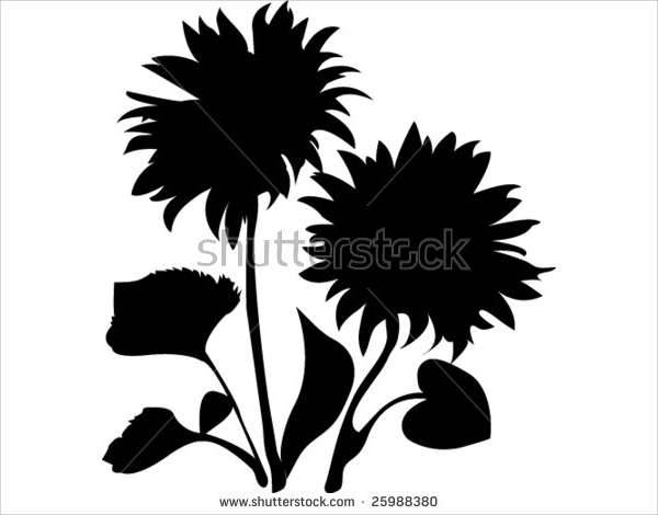 Sunflower Silhouette