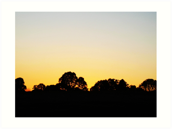 549x413 Sunrise Silhouette Art Prints By Jenelle Irvine Redbubble