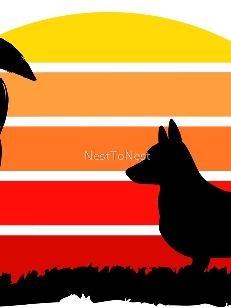 750x1000 Corgi On Sunset Beach Iphone Cases Amp Covers By Nesttonest Redbubble