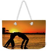 170x180 Female Silhouette At Sunset Beach Photograph By Yuliya Gallimore