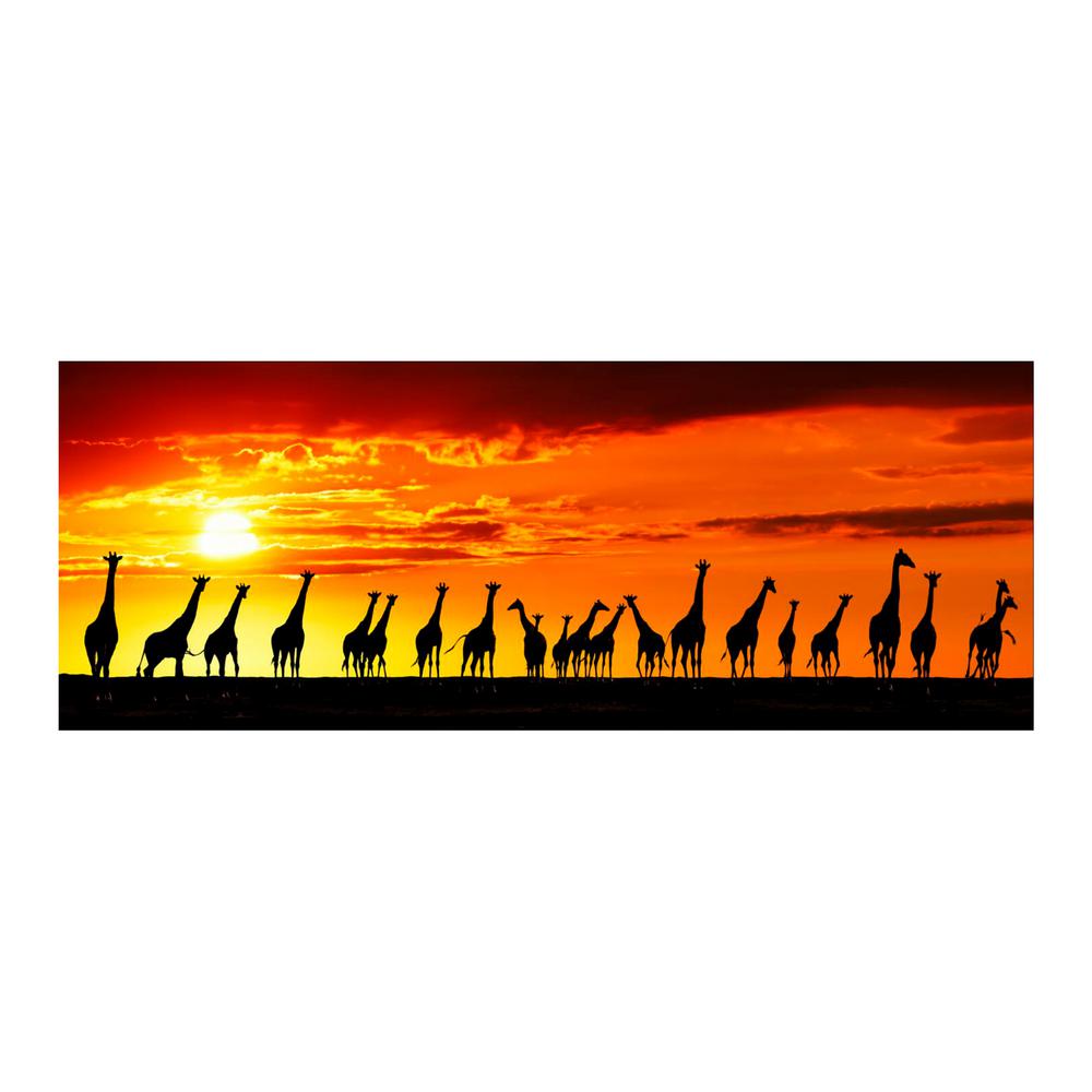 1000x1000 Yosemite Home Decor 24 In. X 63 In. African Sunset Tempered