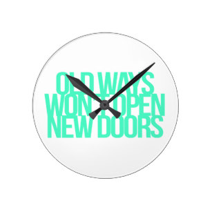 307x307 Quote Wall Clocks Zazzle