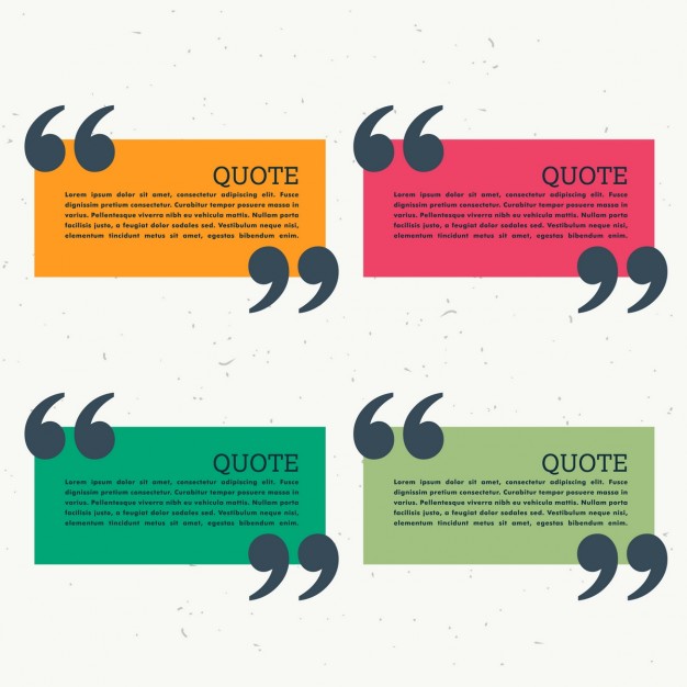 626x626 Text Templates With Colorful Shapes Vector Free Download