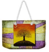 170x180 Tree Silhouette And Crescent Moon At Sunset Painting Weekender