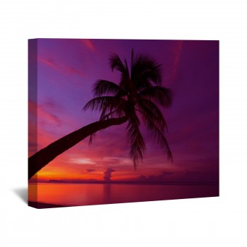 350x350 Tropical Sunset Wall Art Tropical Sunset Wall Murals Custom Sizes