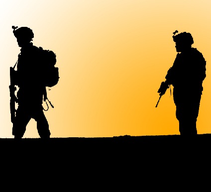 424x386 Silhouettes And Gradients In Photoshop