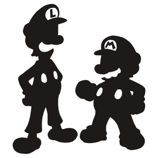 Mario Silhouette At GetDrawings Free Download