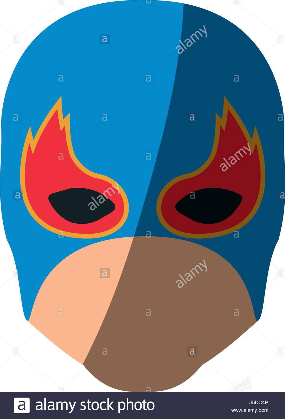 944x1390 Colorful Silhouette With Faceless Man Superhero And Middle Mask