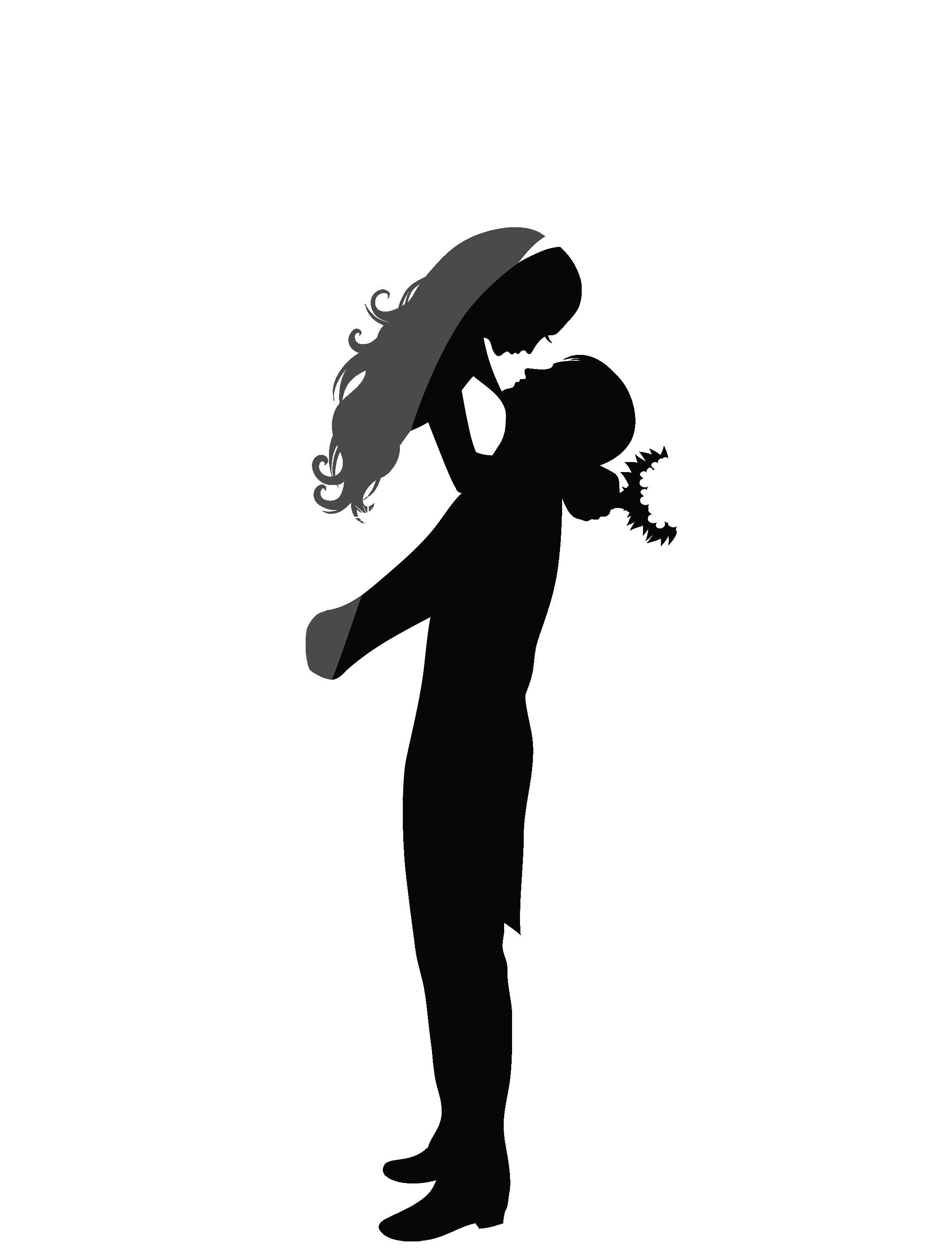 2283x3000 Wedding Couple Silhouettes Png Clip Art 1219 In Superhero
