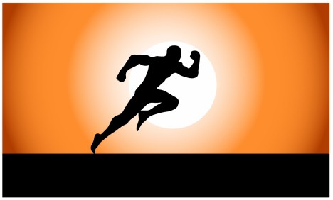 468x282 Running Superhero Silhouette Vectors Stock In Format For Free