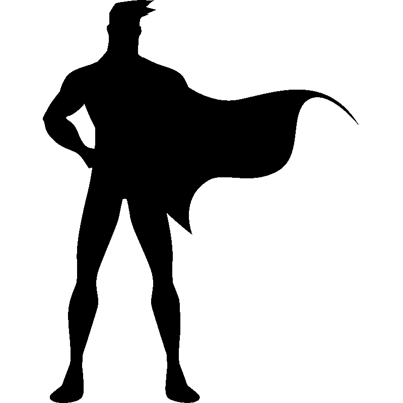 Download Superhero Silhouette Images at GetDrawings.com | Free for ...