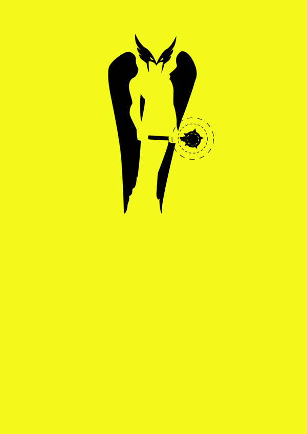 600x848 Superhero Minimalist Posters