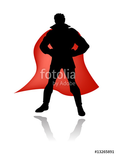 375x500 Super Hero Silhouette Vector Stock Image And Royalty Free Vector