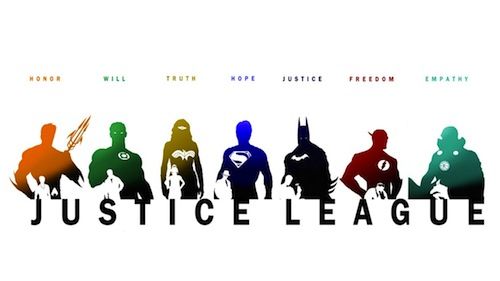 500x281 Pics For Gt Justice League Silhouette Wallpaper Dc Comics