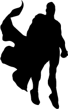 135x216 Superman Silhouette Silhouette Of Superman