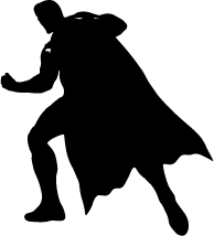 194x214 Superman Silhouettes Silhouettes Of Superman